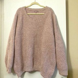 Extra cozy Barefoot Dreams rose pink sweater